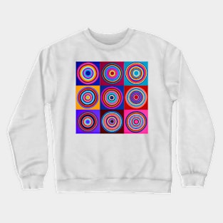 concentric circles Crewneck Sweatshirt